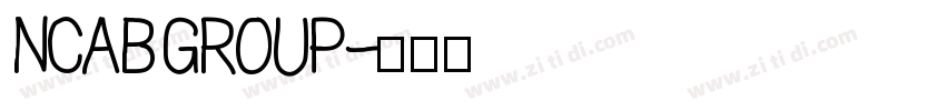 NCAB GROUP字体转换